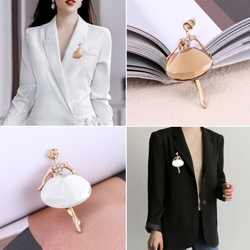 Ghim Cài Áo Hình Vũ Công Ba Lê Dễ Thương