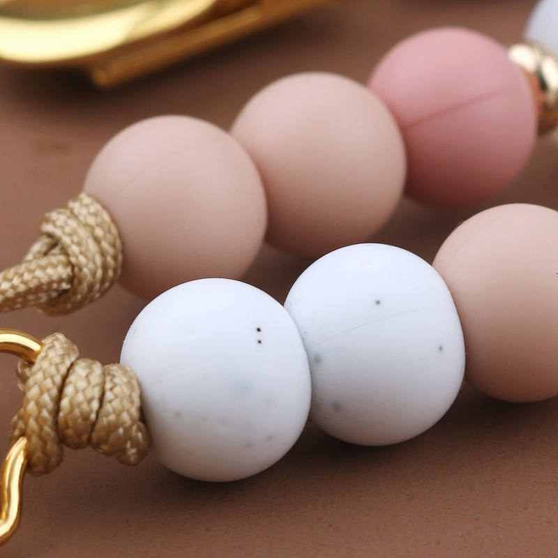 Giá Đỡ Núm Vú Giả Có Dây Xích Kẹp Cho Bé Sơ Sinh