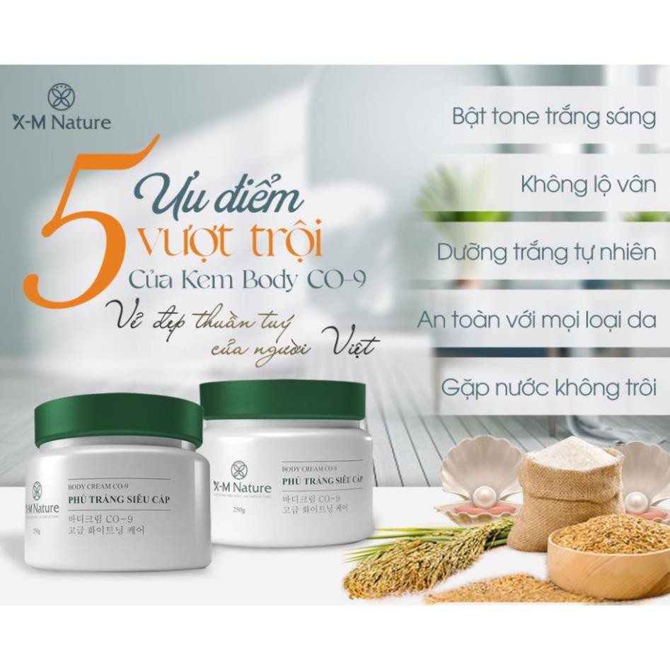 Kem  Sữa Gạo Dưỡng Trắng Da Chinh Phục Mọi Làn Da Body Cream Co 9 | BigBuy360 - bigbuy360.vn