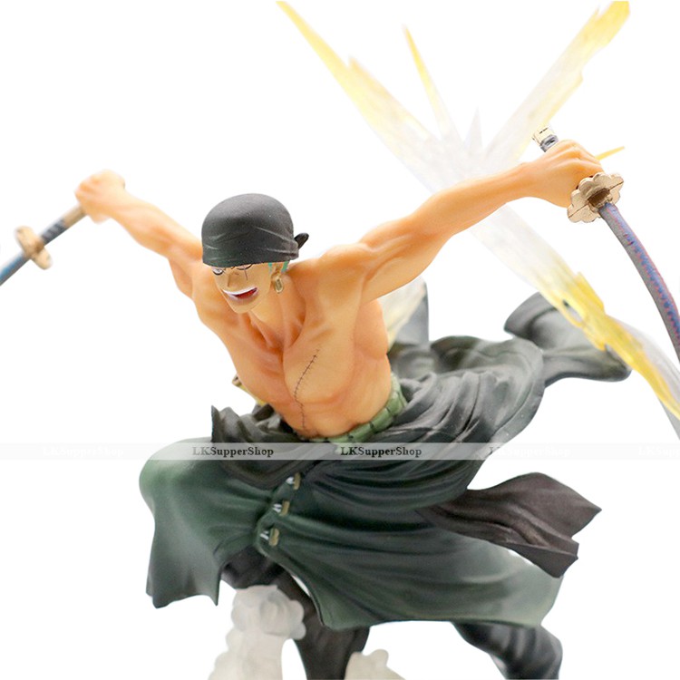 Mô hình Figure Zoro battle One piece 2 khuôn mặt biểu cảm cực đẹp