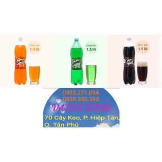 Nước ngọt MIRINDA soda kem chai 1.5 lít / MIRINDA cam chai 1.5 lít / MIRINDA xá xị chai 1.5 lít