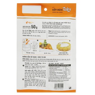 Bột Cốt Dừa Tài Ký gói 50gr