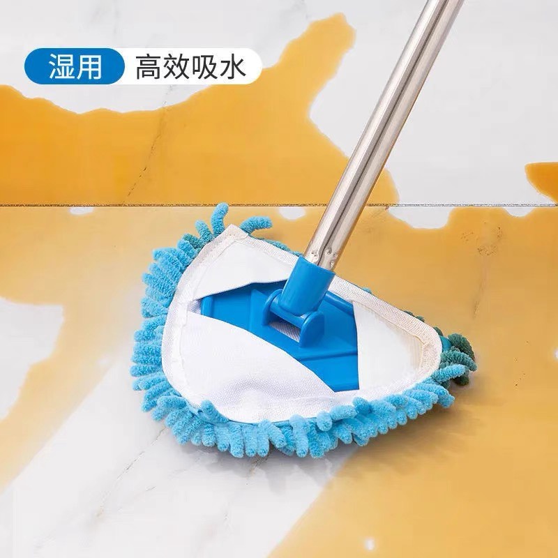 [Có bán lẻ bông lau tam giác) CHỔI LAU ĐA NĂNG VẢI MỀM HÌNH TAM GIÁC - LAU TRẦN NHÀ, LAU TƯỜNG, LAU XE, LAU TỦ,...