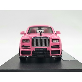 Xe Mô Hình Roll-Royce Cullinan Mansory 1:64 Time Micro ( Hồng )