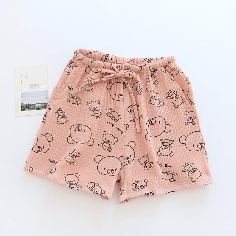 Quần đùi ngủ nữ mặc nhà ngẫu nhiên YAMOPAD short mặc ngủ thoải mái vải cotton Q1FS8A