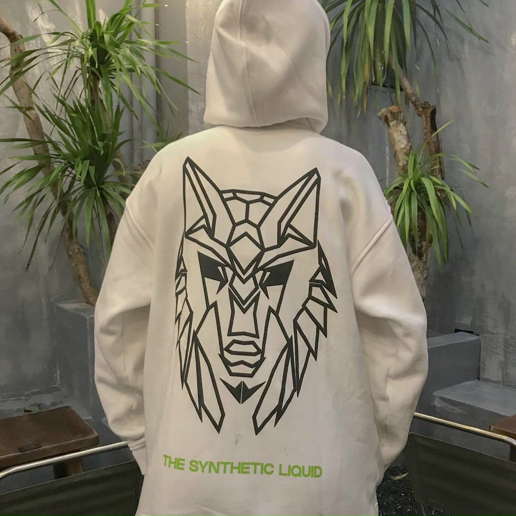 Áo Khoác BOMBER/ Áo Hoodie Nỉ Bông BASIC THE SYNTHETIC LIQUID CÁO SÓI - Form RỘNG UNISEX NAM NỮ | BigBuy360 - bigbuy360.vn