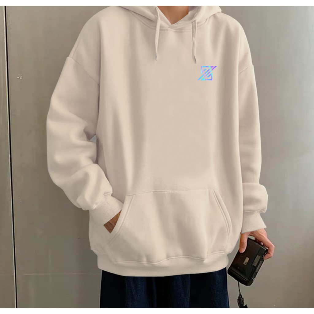 Áo Khoác Hoodie Dáng Rộng Màu Cho Các Cặp Đôi, Áo Phản Quang The Zed KN25 Bigsize