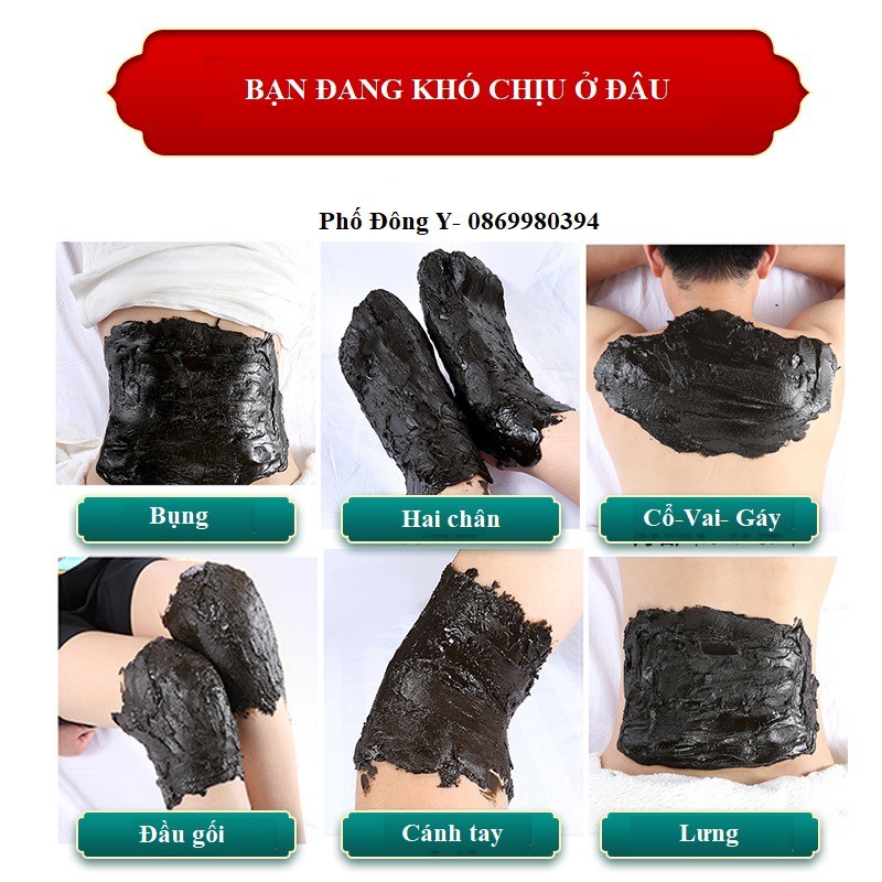 Bùn Cứu Dưỡng Sinh Hộp 500 gram- Hiệu quả kép vừa hỗ trợ trị liệu vừa giảm béo