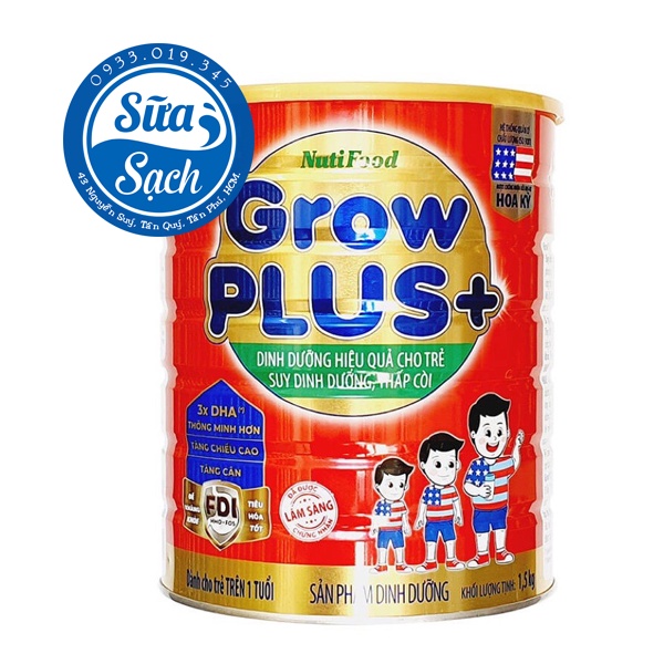 Sữa Bột Nuti Grow Plus Trắng/Xanh/Đỏ 900gr/1.5kg (Date mới)