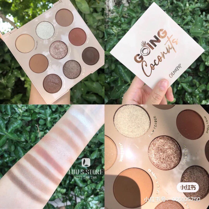 Bảng Phấn Mắt Colourpop Going Coconuts