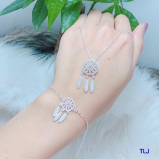 Lắc chân bạc dream catcher
