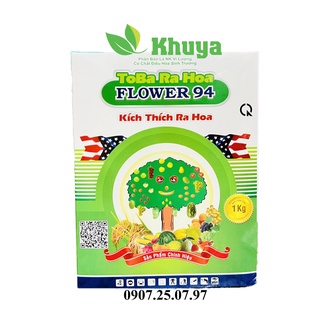 Phân bón lá Flower 94 hộp trắng 1kg Kích Thích Ra Hoa