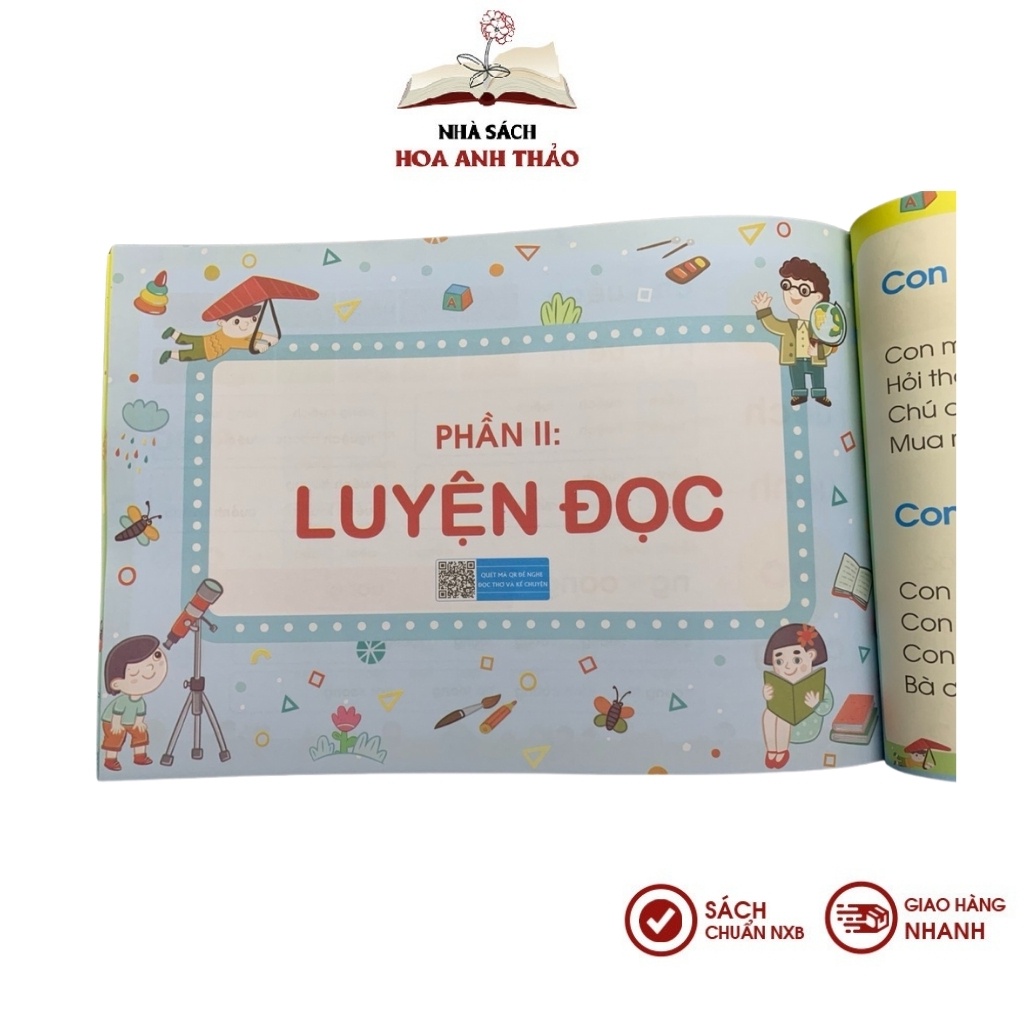 Sách - Combo Tập Đánh Vần Tiếng Việt 5.0 Và Bộ Hoa Xoay Học Chữ Cái Ghép Vần