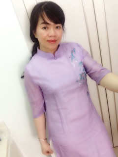 Áo dài cách tân chất liệu tơ sống (oder)