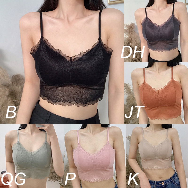 🌱lbf 🙋 khí chất retro ren vest nhỏ dễ thương miễn phí vòng thép miễn phí thoải mái với sự dễ dàng đến nữ quấn ngực, đáng yêu | BigBuy360 - bigbuy360.vn