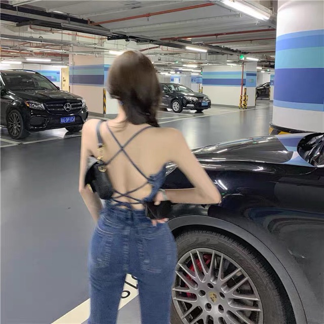 Jumpsuit Jeans co dãn nhẹ cực xinh