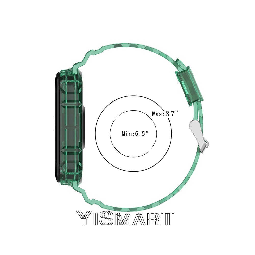 Ốp Silicone Trong Suốt + Dây Đeo NFC Cho Đồng Hồ Thông Minh Mi Band 7 6 5 4 3 Xiaomi 6 5 4