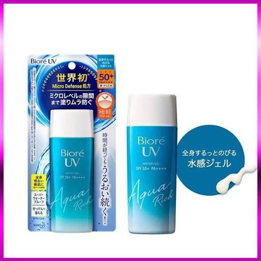 Kem Chống Nắng Biore UV Aqua Rick Watery GEL 90ml - Cho Da Nhờn