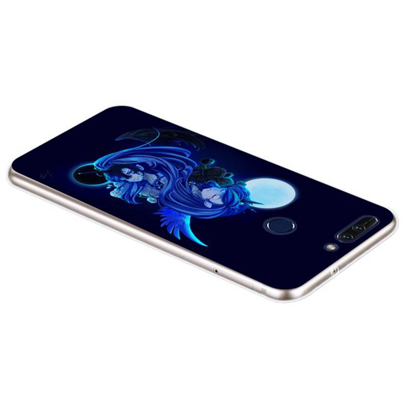 Ốp điện thoại silicon mềm họa tiết cung song tử cho Huawei Honor 8 4C 5C 7C 6A V10 V9 7X 9 6C Pro Lite Y3II Y5II Y6II