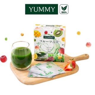 Bột mầm lúa mạch trái cây Nhật Bản Yummy Green
