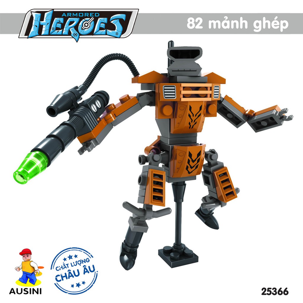 Robot anh hùng Ausini 25366 (82 mảnh ghép)