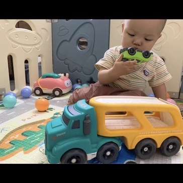 Xe ô tô đồ chơi có nhạc, chất liệu lúa mì thân thiện môi trường