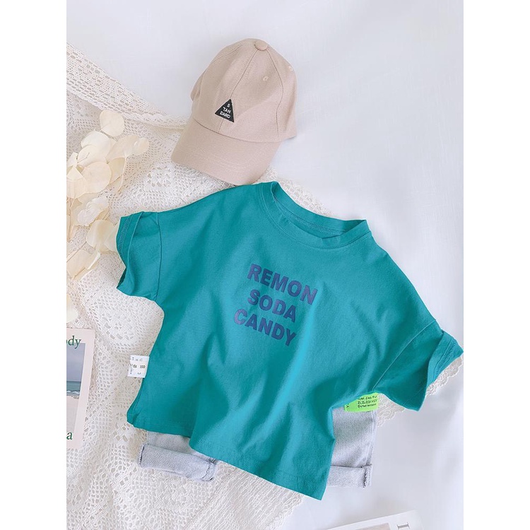 Áo Cộc Tay Quần Jeans Đùi Remon Soda Cho Bé Từ 7Kg Đến 34Kg Thời Trang Trẻ Em Ken Store (Bán Riêng Quần và Áo)