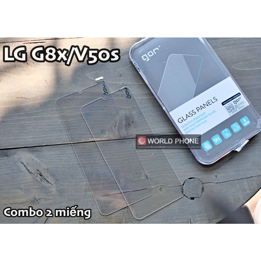 Bộ 2 dán màn GOR LG V50s / LG G8x siêu đẹp, Dán màn cường lực GOR cao cấp LG V50s/ G8x mượt mà , tro