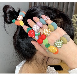 Dây buộc tóc hoa quả - Dây cột tóc nữ cute