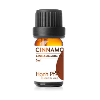 Tinh dầu Quế Hạnh Phúc cinnamon essential oil - tinh dầu thiên nhiên giúp hỗ trợ giảm cân, kháng khuẩn, khử mùi 5ml