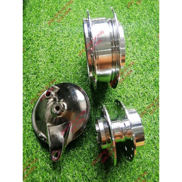 Đùm trước sau mạ crom dành cho exciter 2010 và các dòng yamaha sirius jupiter 1 đĩa lắp như zin không cần chế msp 0015