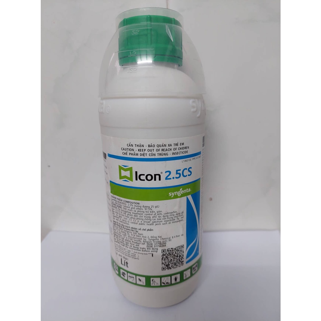 Thuốc dùng ICON 2.5CS 1lít  - Chuyên diệt Muỗi - an toàn-hiệu quả-phòng bệnh Sốt Xuất huyết
