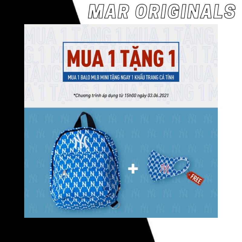 [TẶNG KÈM KHẨU TRANG 50K] BALO MINI NY nhỏ gọn tiện lợi, chất canvas trượt nước
