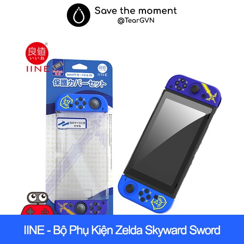 Ốp toàn máy họa tiết Zelda Skyward Sword (IINE) cho Nintendo Switch