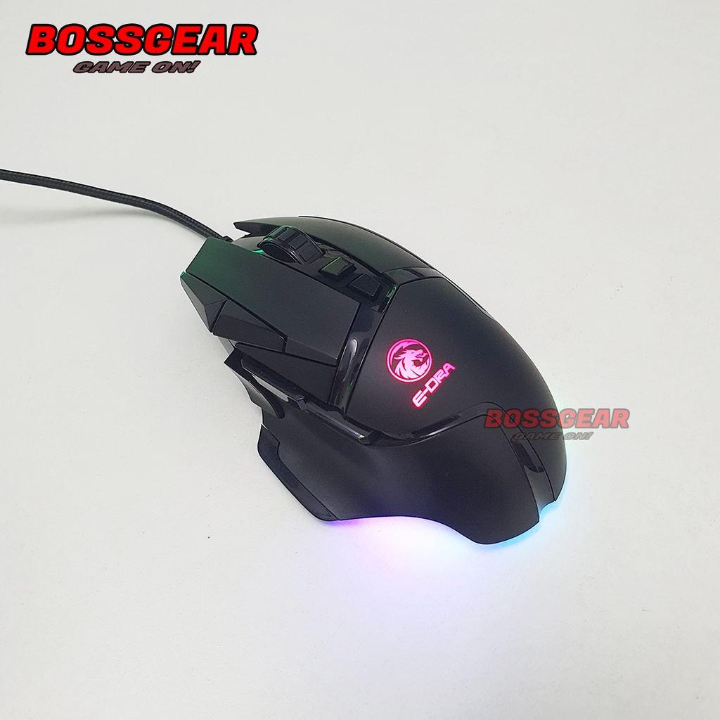 Chuột Gaming EDra EM6502 Pro ( 50 triệu lượt bấm, 16000 DPI, LED RGB, Có PM riêng )