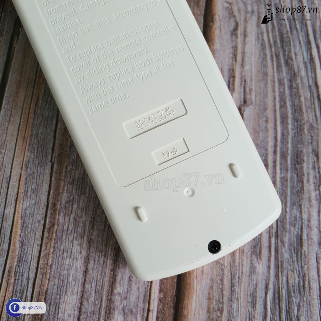 Điều khiển điều hòa Đaikin ARC433A47 ARC433A55 ARC433A73 ARC433A88 ARC433A92 ARC433A105 ARC433B46 ARC433B47