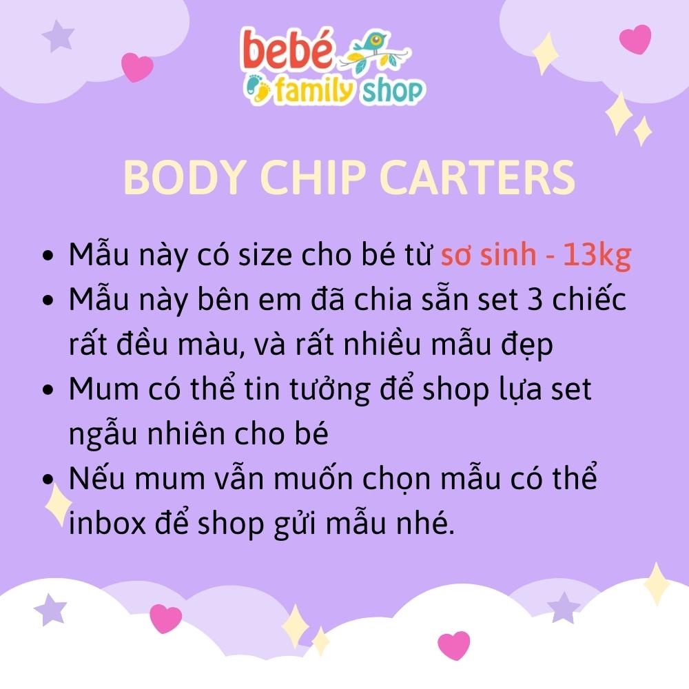 Set bodysuit cho bé sơ sinh đến 2 tuổi/ Body chip cho bé gái, bé trai hàng xuất dư