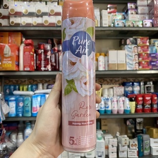 Nước xịt phòng Pure Air hương Hoa hồng chai 280ml đủ mùi