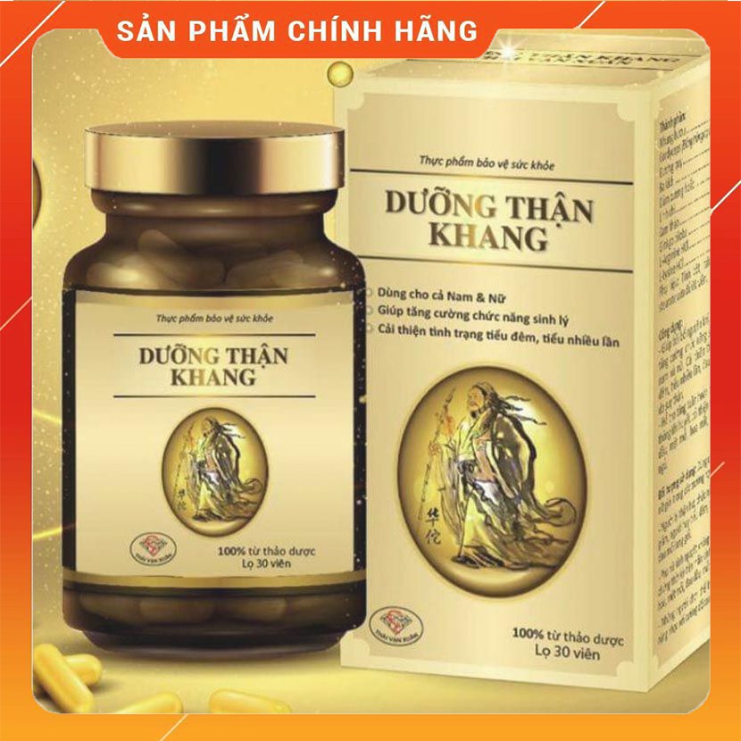 DƯỠNG THẬN KHANG - Giúp bồi bổ nguyên khí, bổ thận, làm ấm bàng quang, hỗ trợ tăng cường chức năng sinh lý cho cả nam nữ