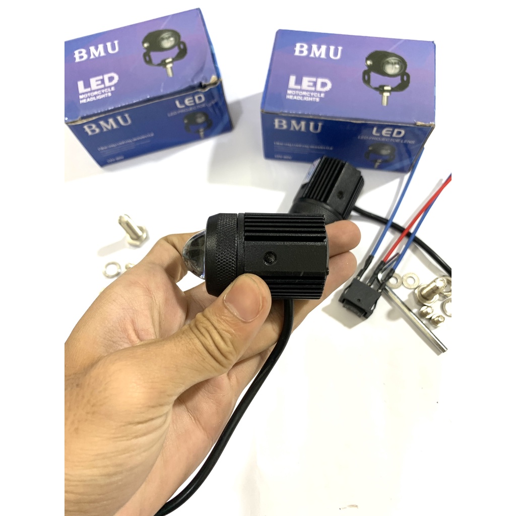 Đèn trợ sáng bi cầu mini 2 chế độ BMU Hót 2022 Siêu Sáng