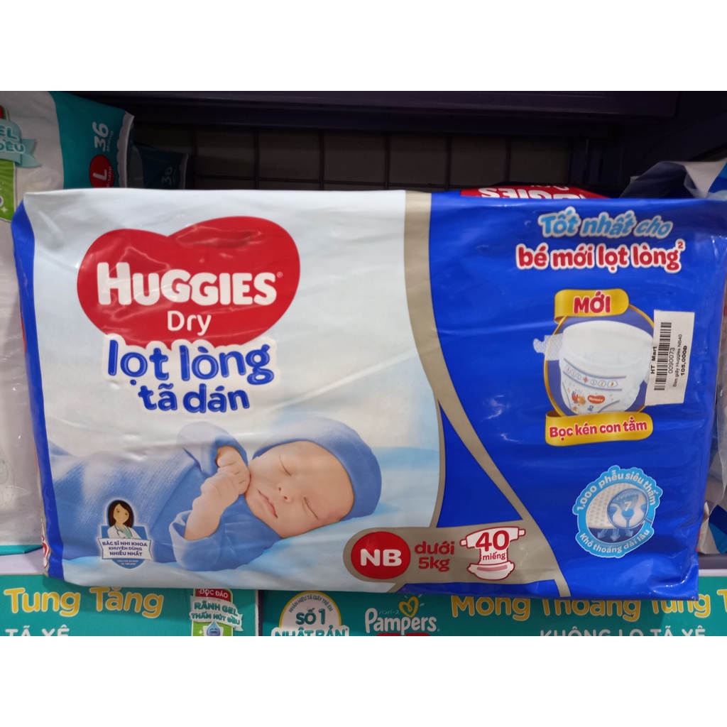 Tã Dán, Bỉm Huggies Sơ Sinh Newborn 1 - 2