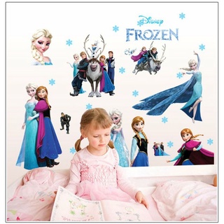 Decal dán tường công chúa elsa