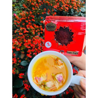 (Hộp Gỗ)Nhuỵ Hoa Nghệ Tây Saffron Badiee Iran 1gr Chính Hãng Chất Lượng kèm hướng dẫn sử dụng