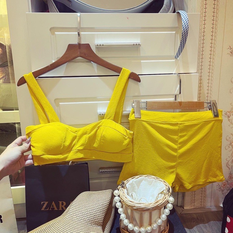 [FREESHIP - HÀNG LOẠI 1] BIKINI VÀNG ĐI BIỂN CÓ ĐỆM NGỰC | BigBuy360 - bigbuy360.vn
