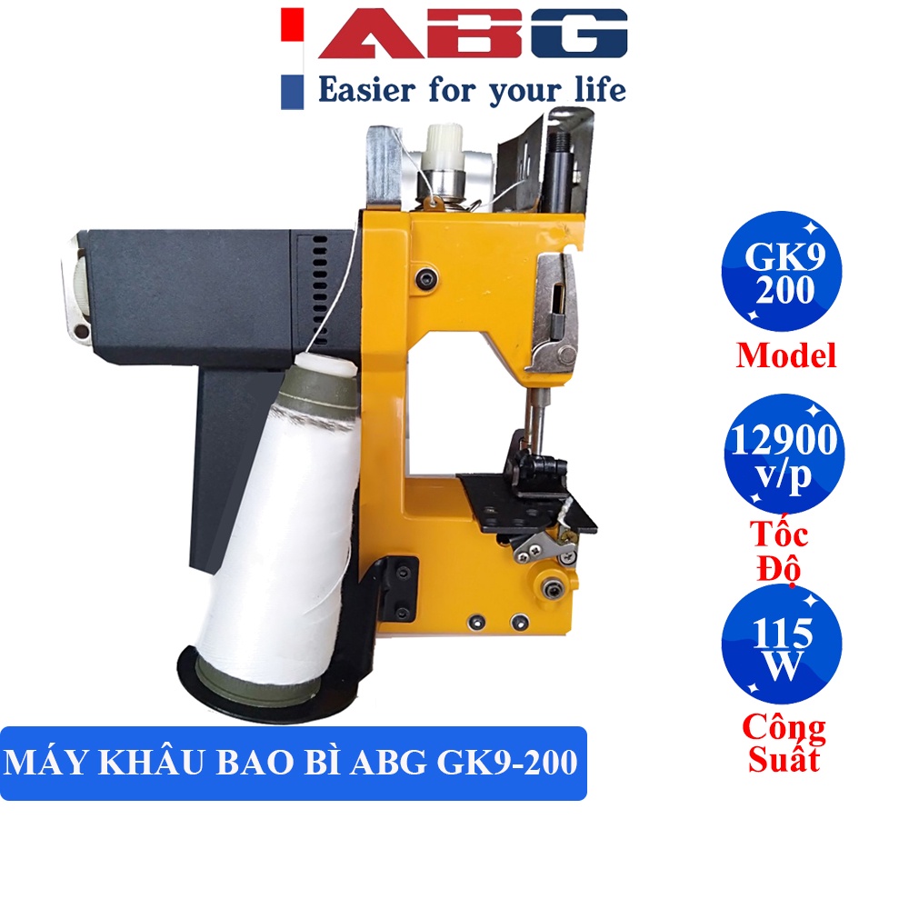 Máy Khâu Bao Bì ABG GK9-200 Chuyên Dụng Trong Ngành Công Nghiệp Phù Hợp Cho Buôn Bán, Bảo Quản Sản Phẩm