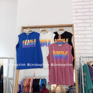 Tank top Simple form rộng