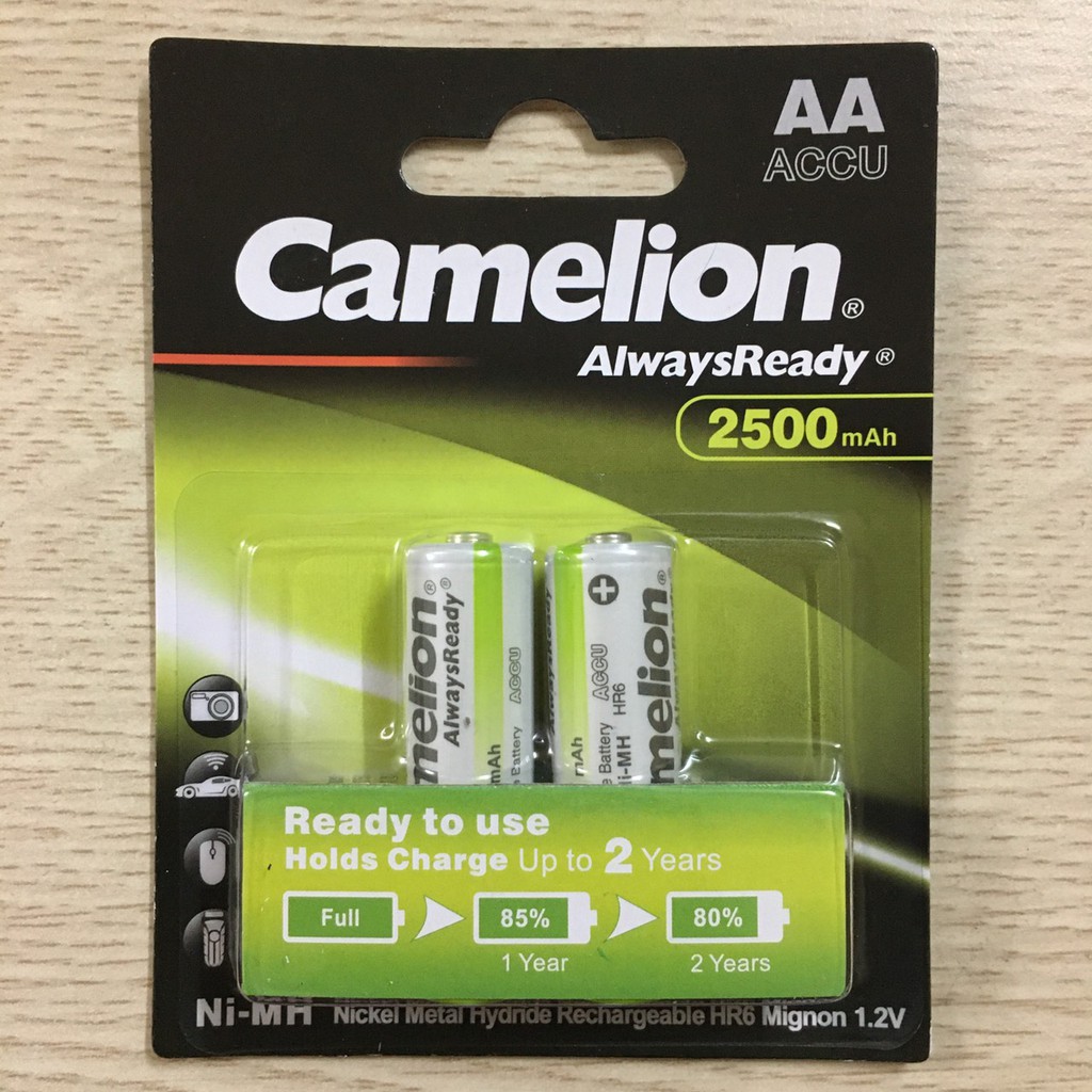 Pin sạc AA Camelion 2500mAh