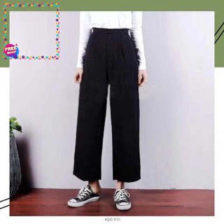 Quần Culottes chất vải Đũi