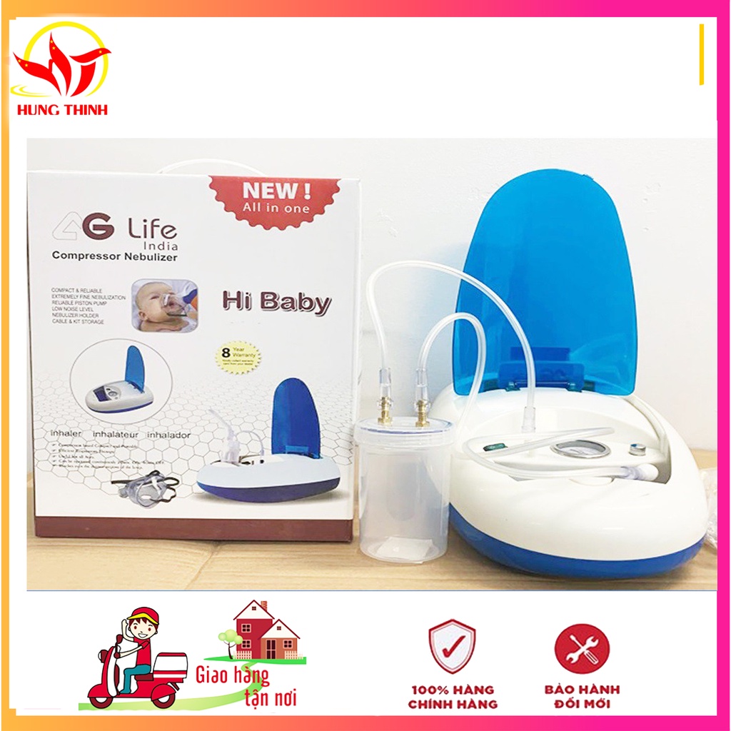 Máy Xông Hút 2in1 AG Life NEW Hi BaBy - Chính Hãng AG Life - Bảo Hành 8 Năm