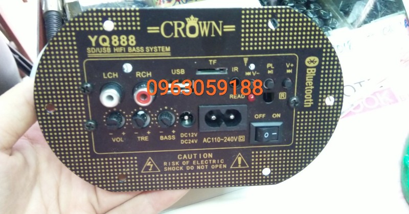 Mạch Loa Crown công xuất 80w - Linh kiện điện tử
